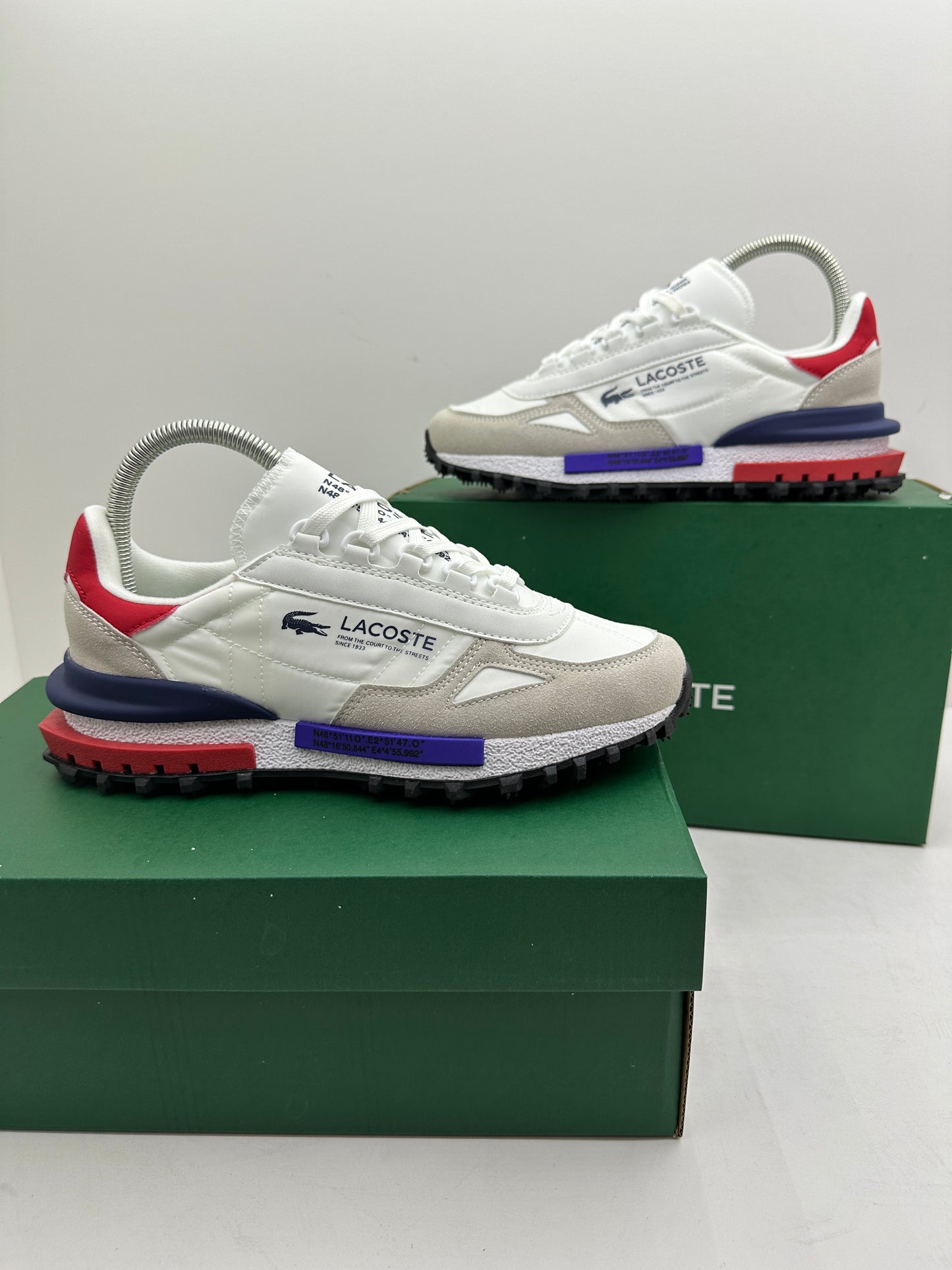 Zapatilla Lacoste Élite Active White & Red