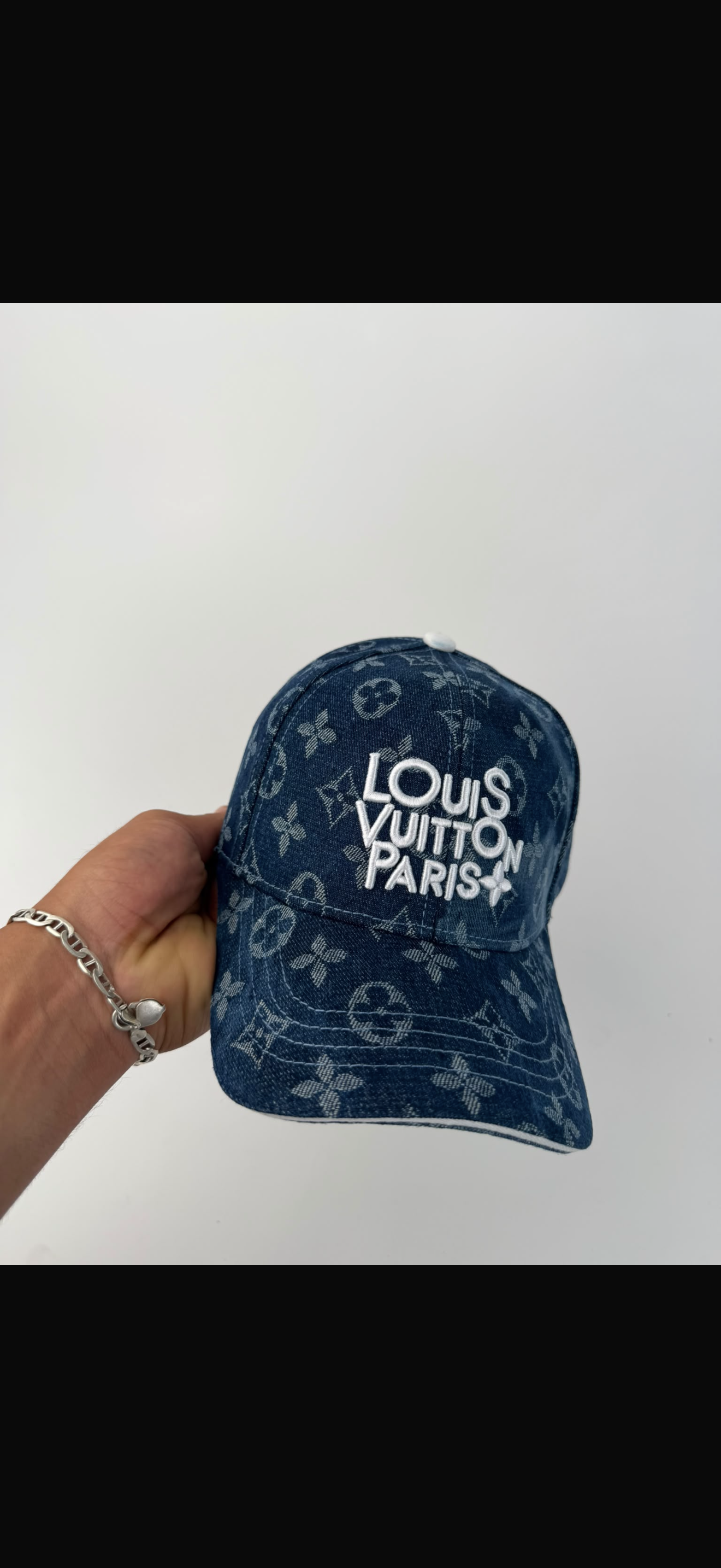 GORRA LOUIS VUITTON BLUE DENIM