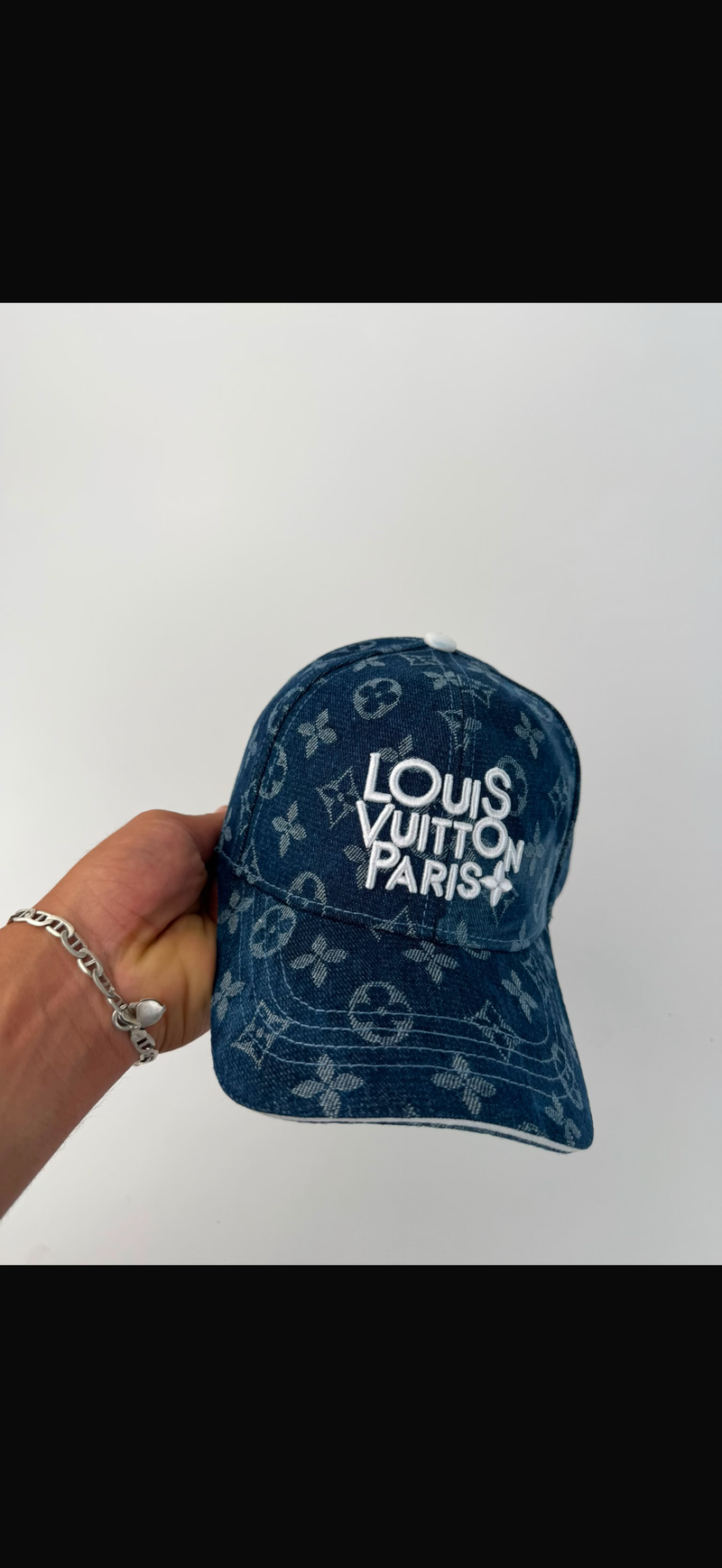 GORRA LOUIS VUITTON BLUE DENIM