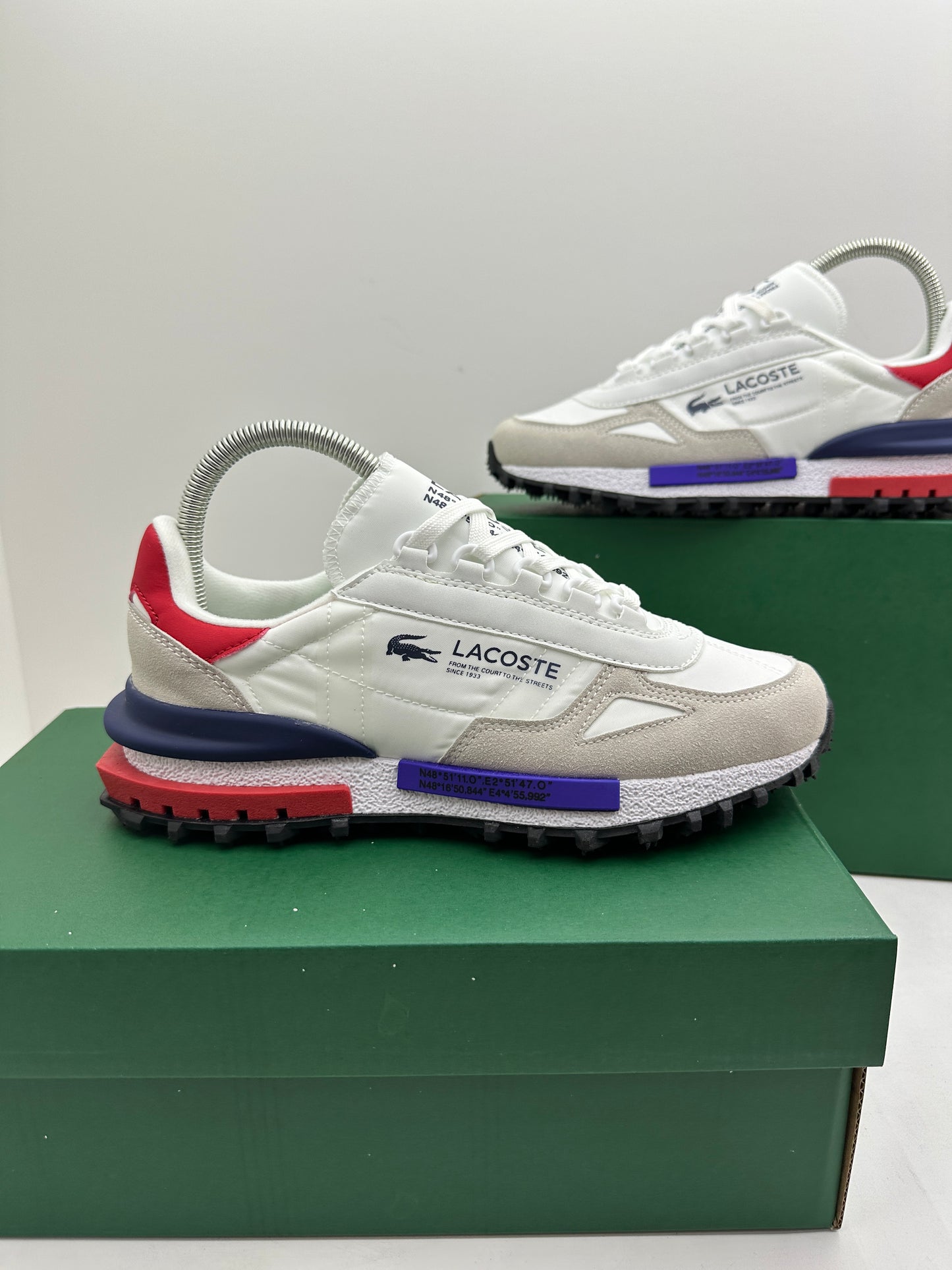 Zapatilla Lacoste Élite Active White & Red