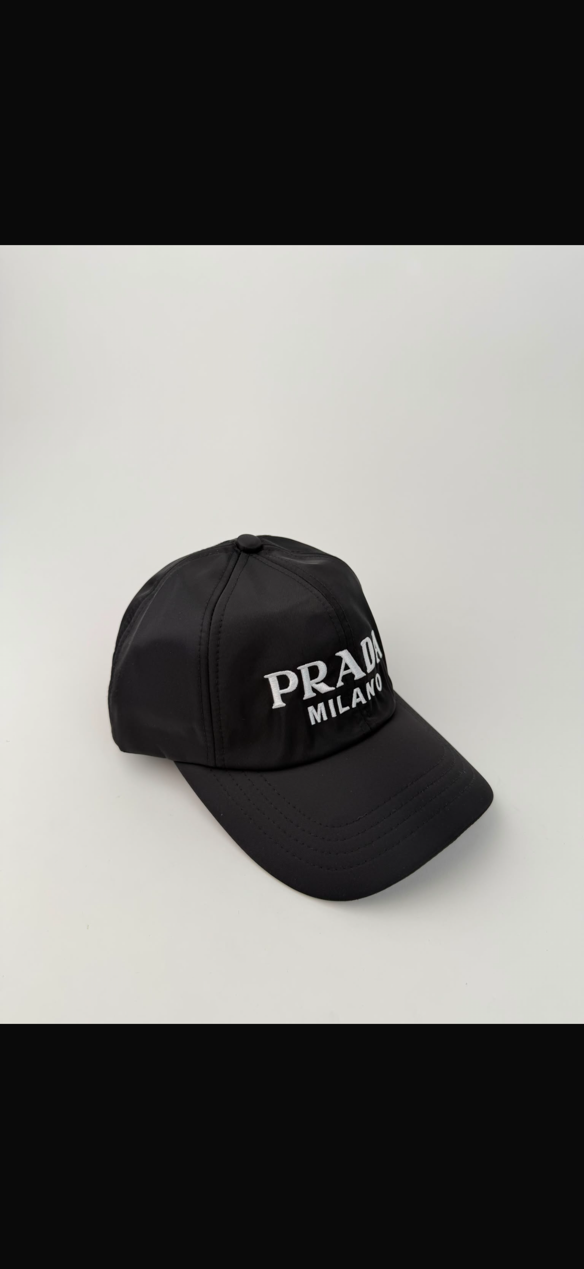 GORRA PRADA MILANO BLACK