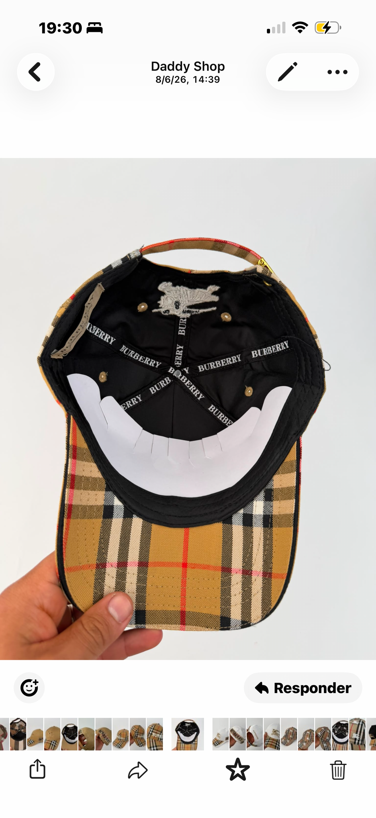 GORRA BURBERRY VINTAGE