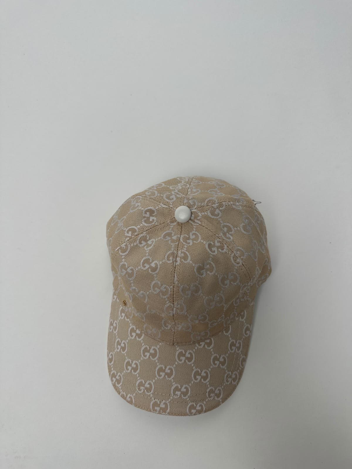 GORRA GUCCI BEIGE CANVAS