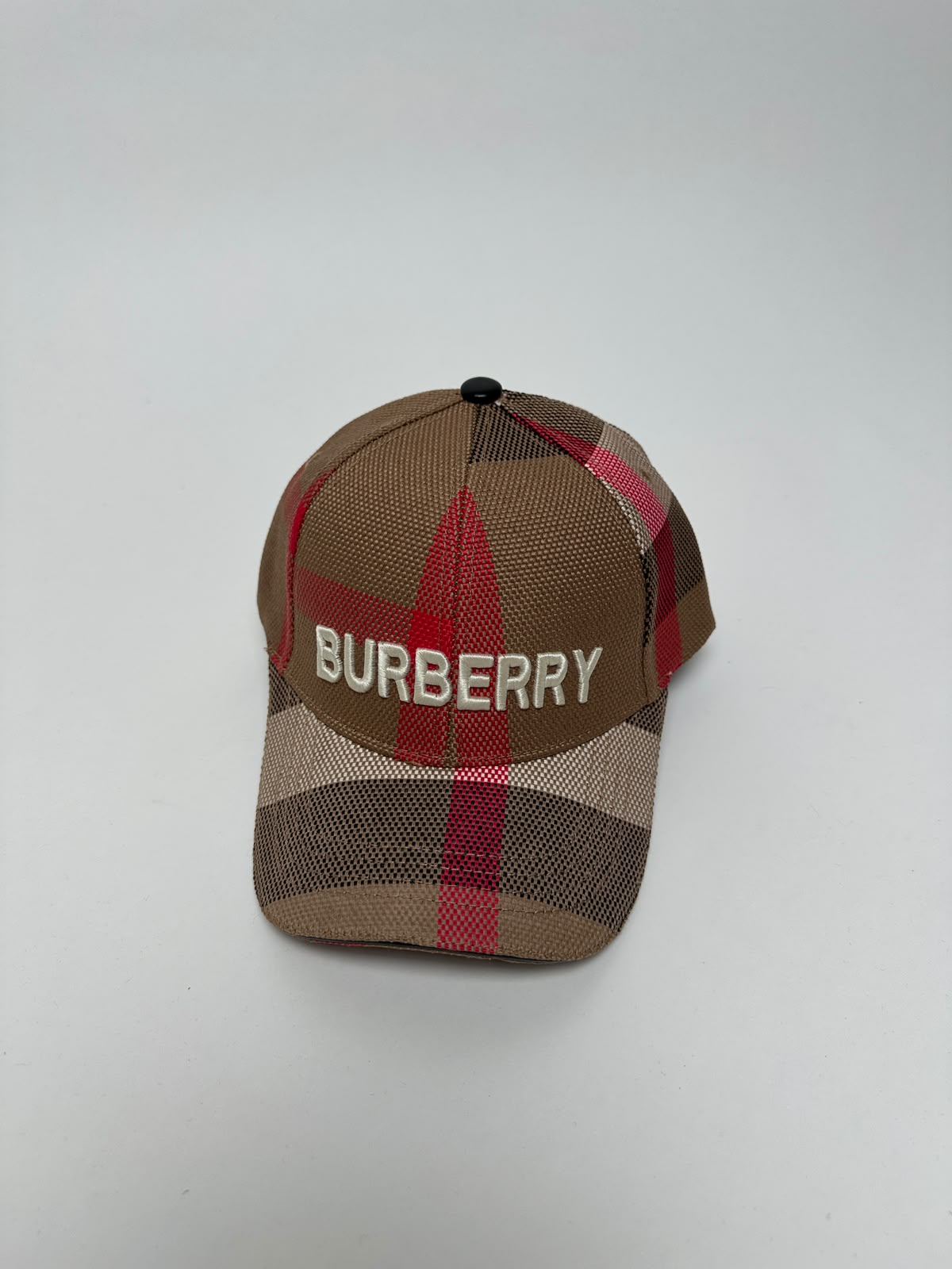 🔥 GORRA BURBERRY EXAGGERATED CHECK ✅ CALIDAD PREMIUM ‼️ UNIDADES LIMITADAS