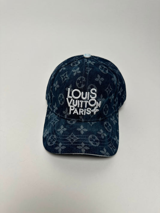 🔥 GORRA LOUIS VUITTON BLUE DENIM ✅ CALIDAD PREMIUM ‼️ UNIDADES LIMITADAS (Copia)